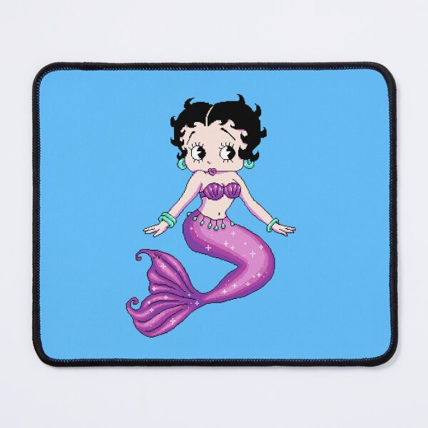Item preview, Aqua Pink Mermaid Betty designed and sold by yearningviolet.