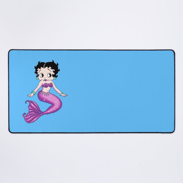 Item preview, Aqua Pink Mermaid Betty designed and sold by yearningviolet.