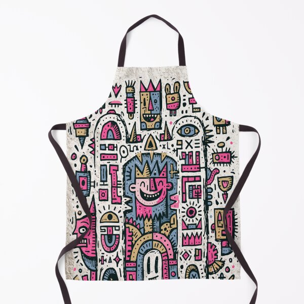 Item preview, Whimsical Abstract Tribal King Doodle Art designed and sold by Romgora.