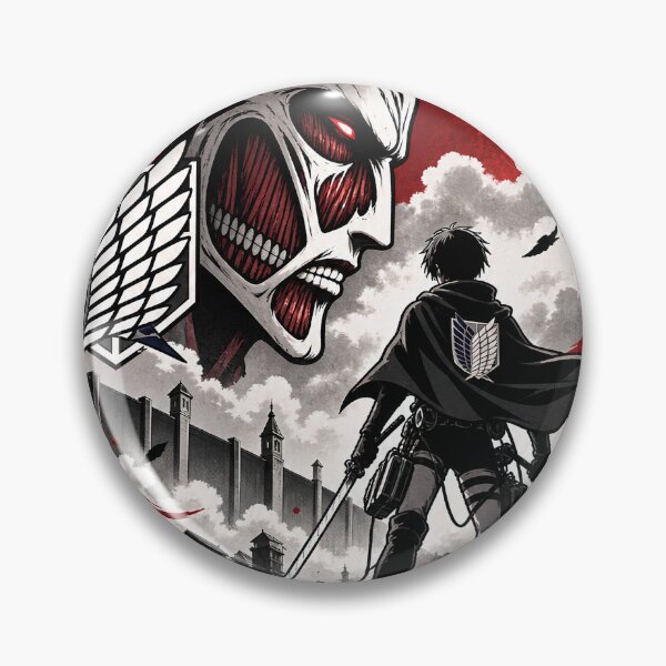 Item preview, Giant Titan and Elite Soldier – Dark Anime designed and sold by teamzeta.