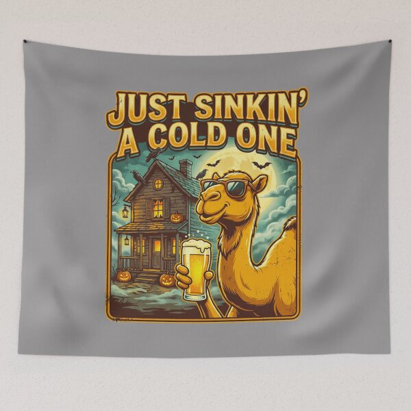 Item preview, Pub Life Camel – Funny Beer Drinking Halloween Design – Funny Beer T-Shirt designed and sold by Grang Art Artistic Designs.