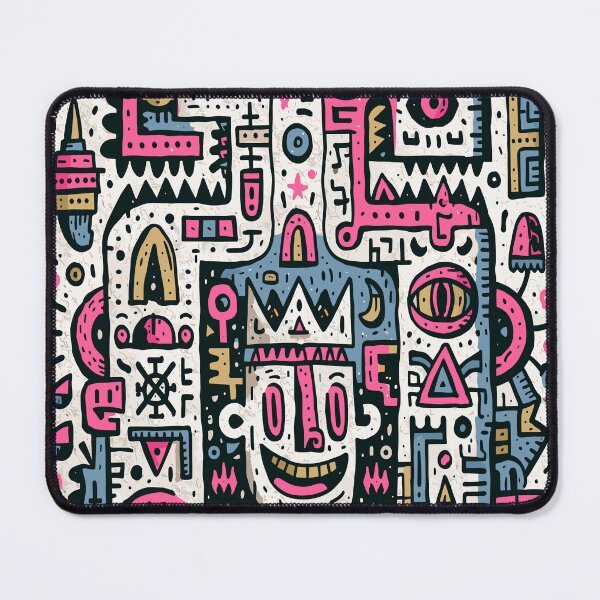 Item preview, Vibrant Doodle King of Quirky Creatures designed and sold by Romgora.