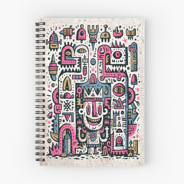 Item preview, Vibrant Doodle King of Quirky Creatures designed and sold by Romgora.