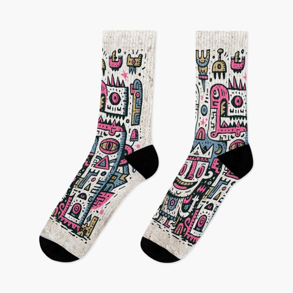 Item preview, Vibrant Doodle King of Quirky Creatures designed and sold by Romgora.
