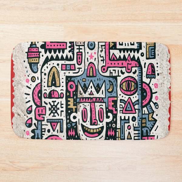 Item preview, Vibrant Doodle King of Quirky Creatures designed and sold by Romgora.