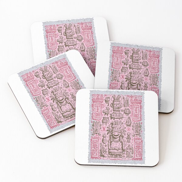 Item preview, Mystical Tribal Folk Art Symbols Pattern designed and sold by Romgora.