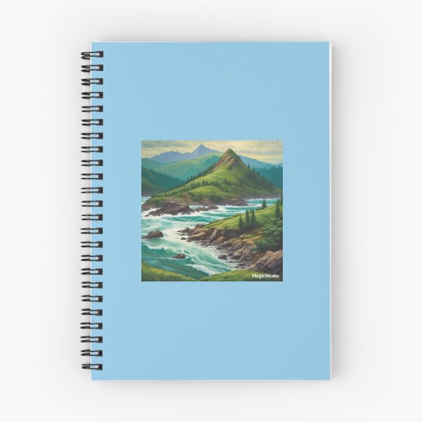 Item preview, Stunning green mountain and river scene designed and sold by Linda La Guardia.