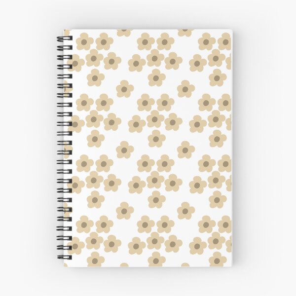 Item preview, Retro Beige Daisy Floral pattern designed and sold by CaramelCo.