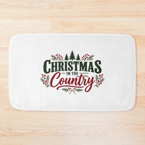 Item preview, Christmas in the Country Shirt, Rustic Farmhouse Holiday Christmas Tee designed and sold by Raw Tigers.