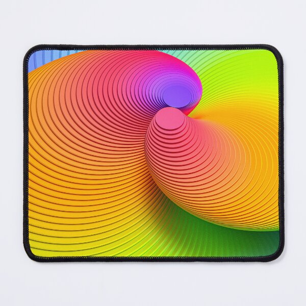Item preview, Abstract 3D Infinity Rainbow Spiral designed and sold by Keltoi-art.