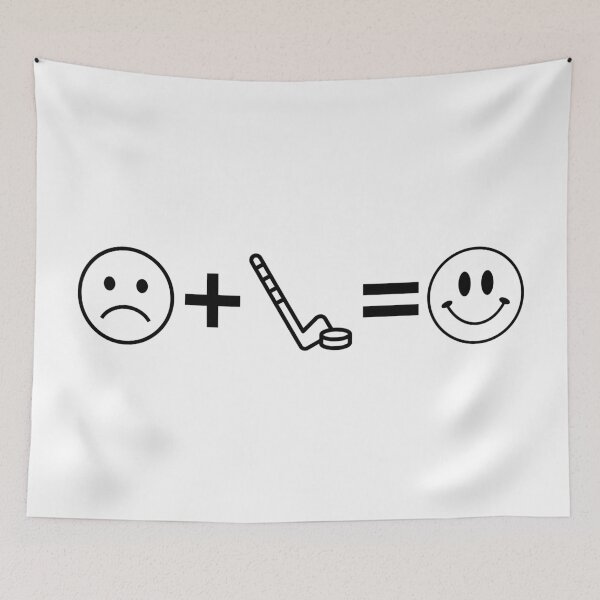 Item preview, Hockey Is My Therapy - Sad Plus Hockey Stick Equals Happy designed and sold by Vision Crafted.