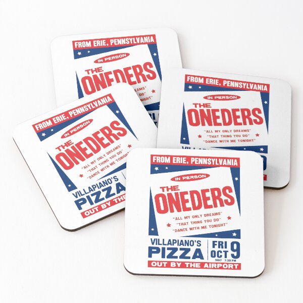 Item preview, The Oneders Live in Erie Pennsylvania – Retro 1987 Pizza Show designed and sold by Catsi-Nook-Art.