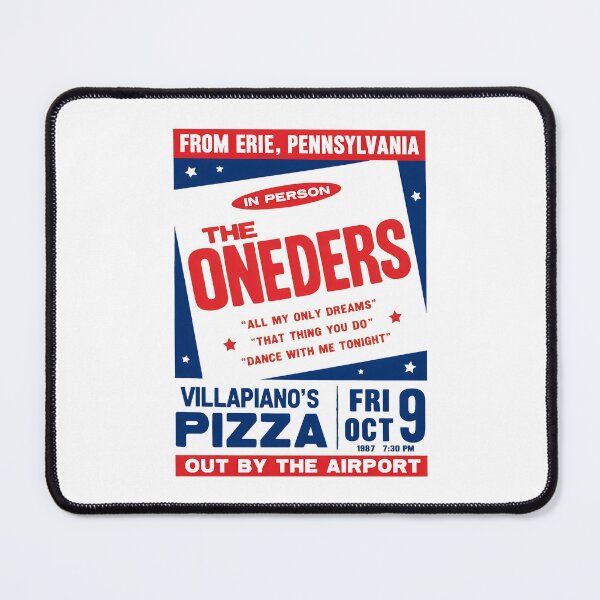 Item preview, The Oneders Live in Erie Pennsylvania – Retro 1987 Pizza Show designed and sold by Catsi-Nook-Art.
