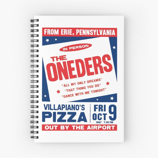 Item preview, The Oneders Live in Erie Pennsylvania – Retro 1987 Pizza Show designed and sold by Catsi-Nook-Art.