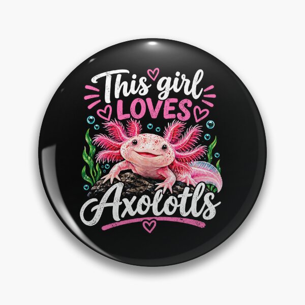 Item preview, This Girl Loves Axolotls Cute Axolotl Lover Pink Amphibian designed and sold by mraihan.