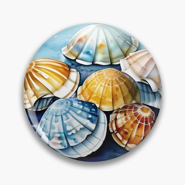 Item preview, Watercolor Seashell Collection: Ocean Treasures designed and sold by Serene Strokes Art.