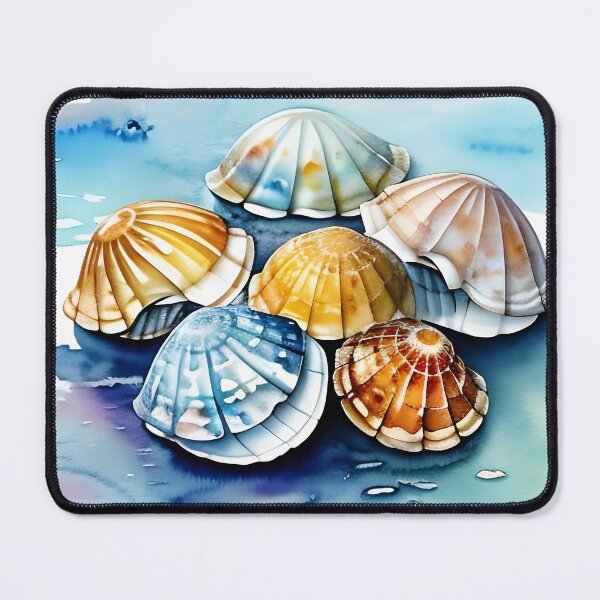 Item preview, Watercolor Seashell Collection: Ocean Treasures designed and sold by Serene Strokes Art.