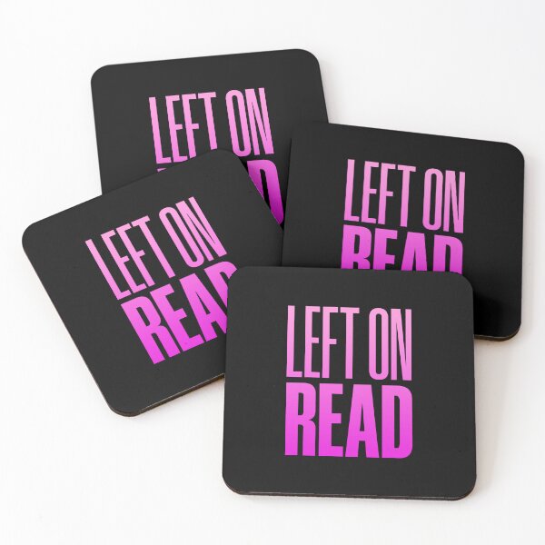 Item preview, Left On Read, Pink designed and sold by Memes N Lore .