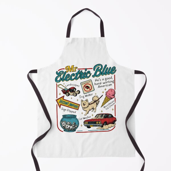 Item preview, Mr Electric Blue – A Good Hard-Working American designed and sold by Catsi-Nook-Art.
