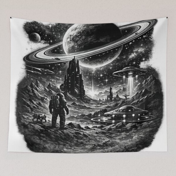 Item preview, Beyond the rings of the unknown  designed and sold by urbanshop7.