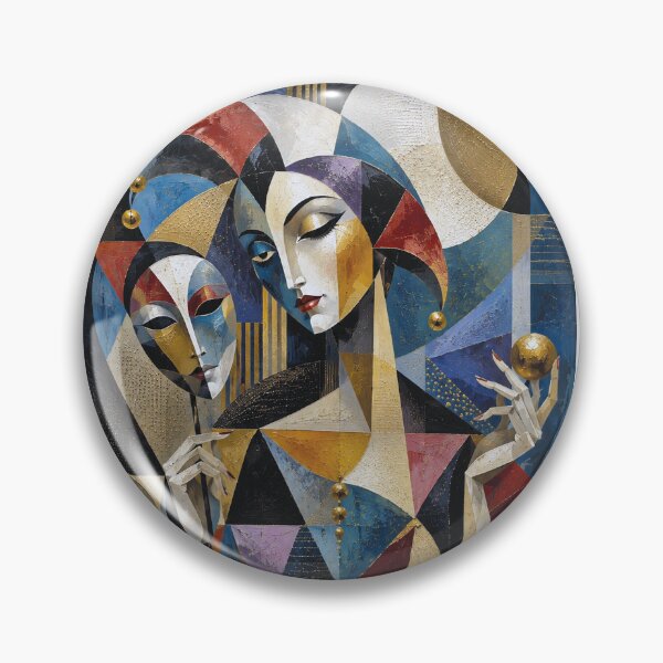 Item preview, The Trickster Queen, Lady of Illusions painting. designed and sold by GalleryKauffeld.
