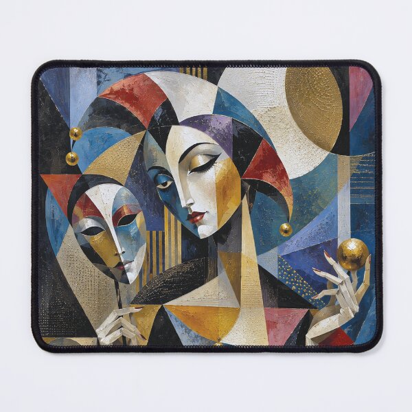 Item preview, The Trickster Queen, Lady of Illusions painting. designed and sold by GalleryKauffeld.