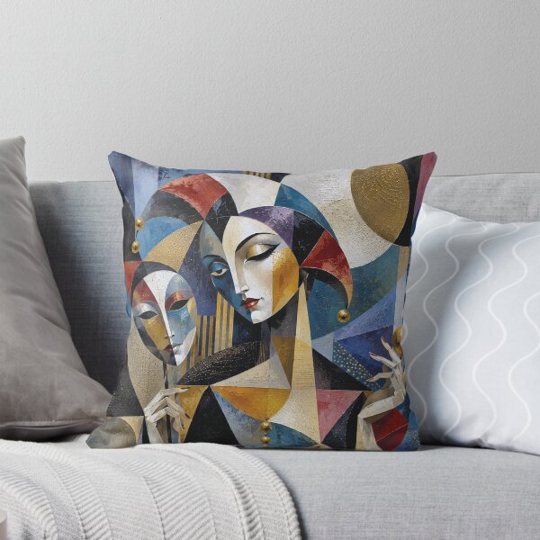 Item preview, The Trickster Queen, Lady of Illusions painting. designed and sold by GalleryKauffeld.