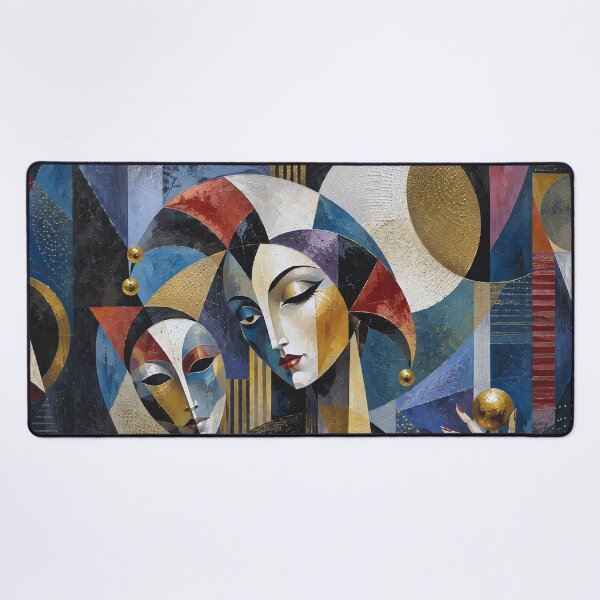 Item preview, The Trickster Queen, Lady of Illusions painting. designed and sold by GalleryKauffeld.