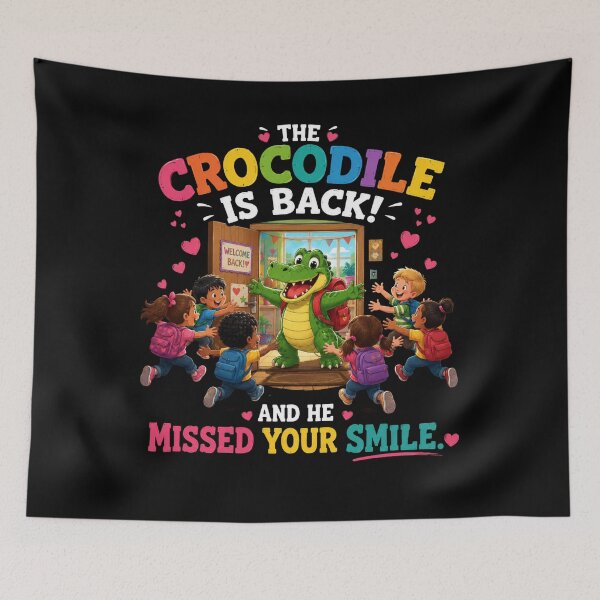 Item preview, Missed Your Smile Crocodile Funny Back To School  designed and sold by Crystal-Tree.