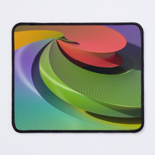 Item preview, Sculptural Rainbow Twisted 3D Spiral designed and sold by Keltoi-art.