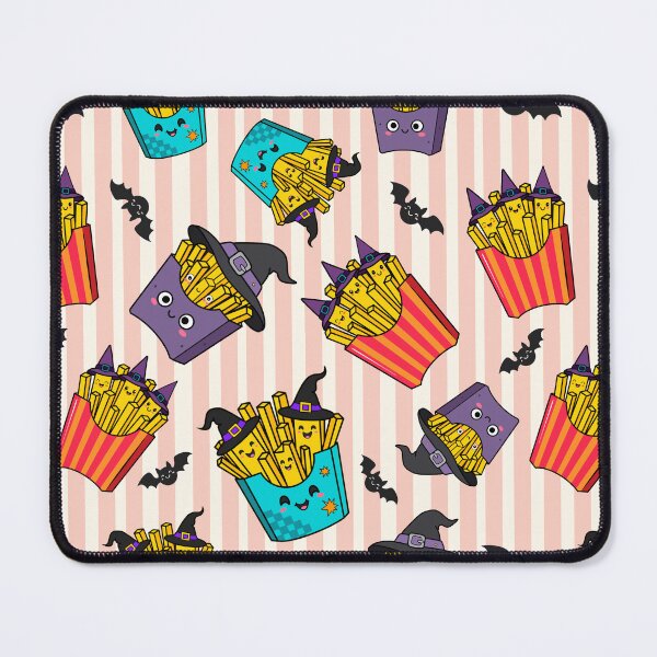 Item preview, Kawaii Witch Fries Halloween Pattern designed and sold by ArtisticInks.
