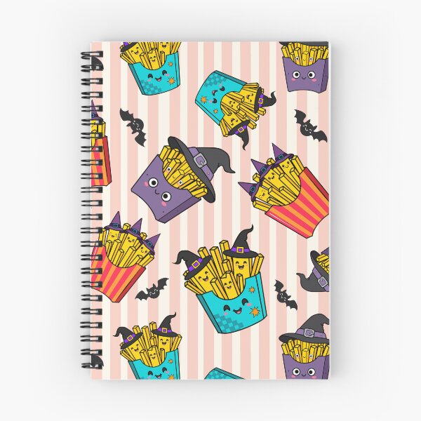 Item preview, Kawaii Witch Fries Halloween Pattern designed and sold by ArtisticInks.