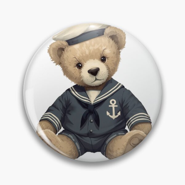 Item preview, Vintage Sailor Teddy Bear - Nautical Sailor Suit Teddy Bear Back To School designed and sold by Adhdbrainstudio.