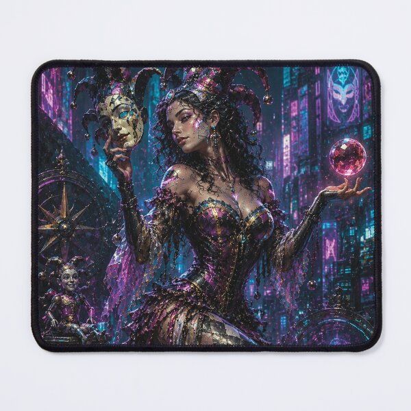 Item preview, Whispers of the Trickster Neon artwork. designed and sold by GalleryKauffeld.