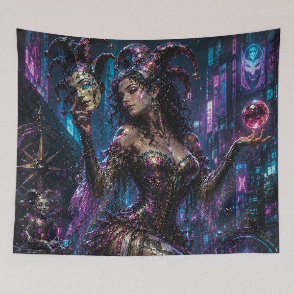 Item preview, Whispers of the Trickster Neon artwork. designed and sold by GalleryKauffeld.