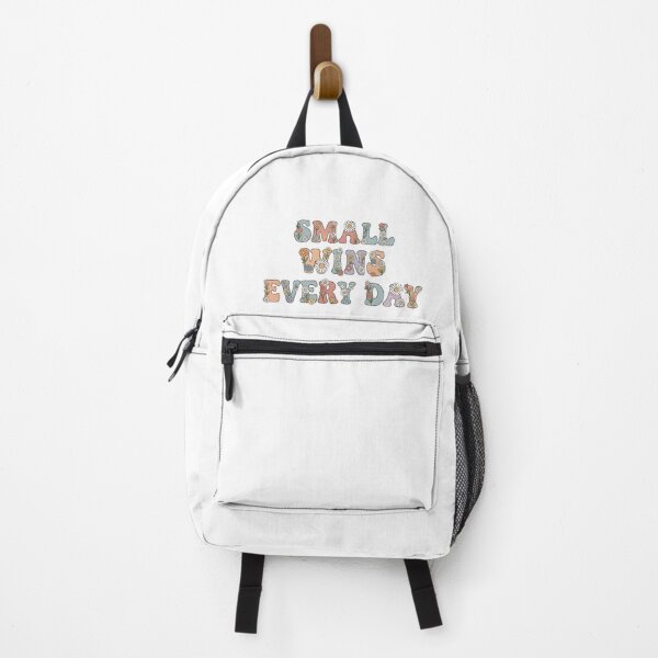 Item preview, Small Wins Every Day Retro Floral Quote designed and sold by Dzblack.