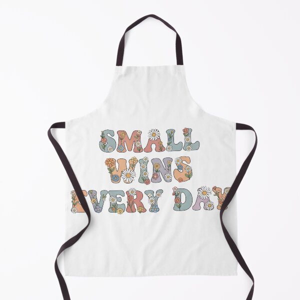 Item preview, Small Wins Every Day Retro Floral Quote designed and sold by Dzblack.