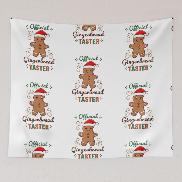 Item preview, Official Gingerbread Taster Christmas Shirt for Holiday Bakers designed and sold by Raw Tigers.