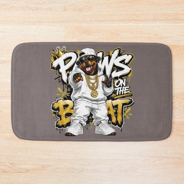 Item preview, Rottweiler Rapper Paws on the Beat designed and sold by Kolibra.