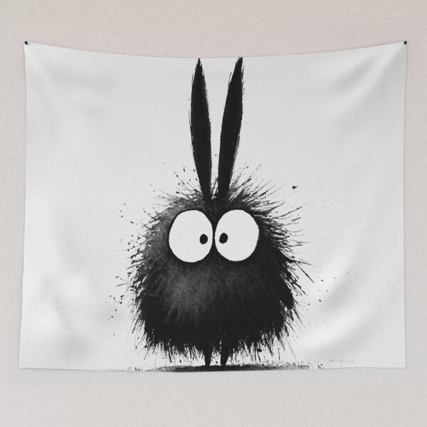 Item preview, Black bunny designed and sold by baksuart.