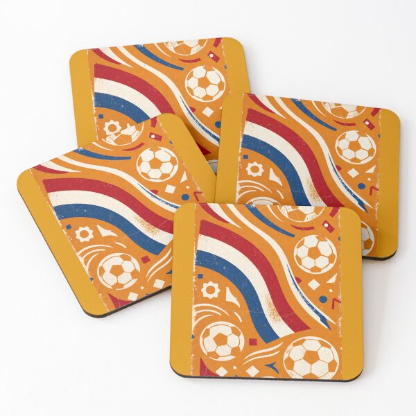 Item preview, Netherlands Retro Pattern | Vintage Oranje All-Over Print Soccer Design designed and sold by Nexus Space.