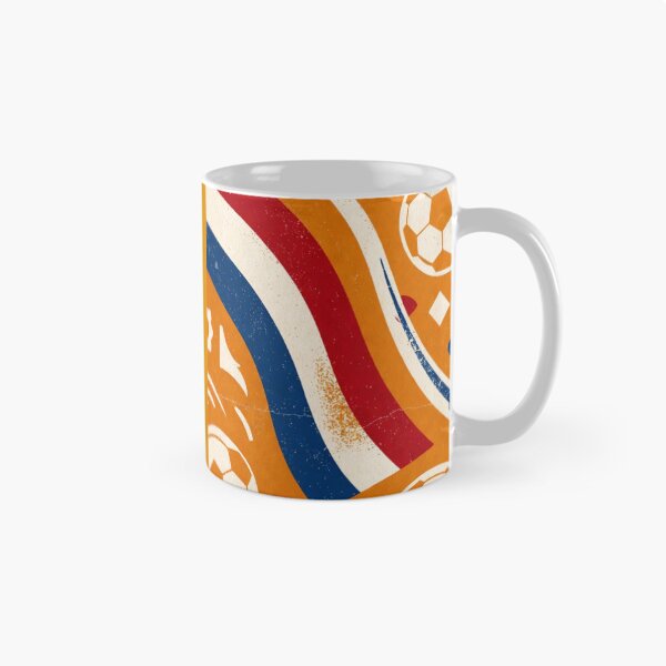 Item preview, Netherlands Retro Pattern | Vintage Oranje All-Over Print Soccer Design designed and sold by Nexus Space.
