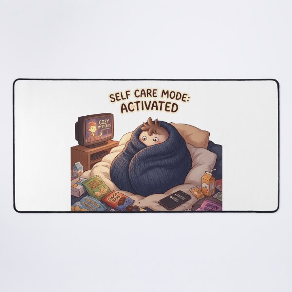Item preview, Self Care Mode Activated Depression Blanket Burrito designed and sold by LunaMarkos.