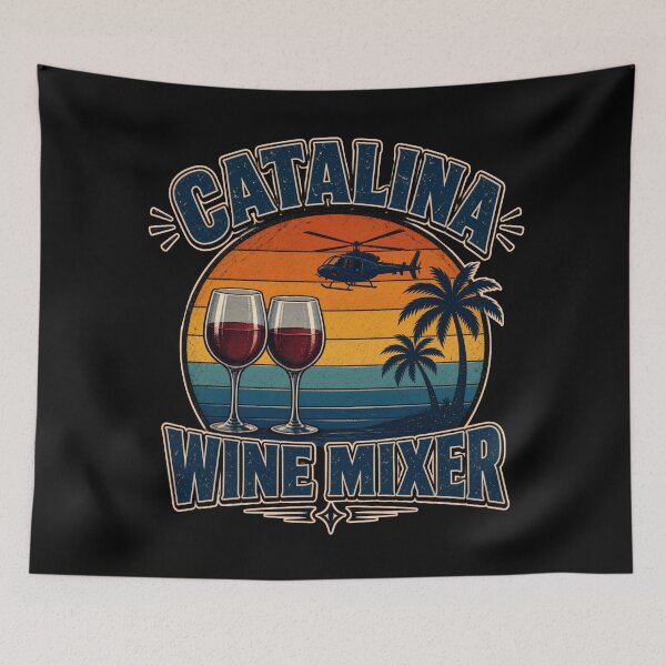 Item preview, Catalina Wine Mixer Retro Sunset Design designed and sold by TshirtsOnline-.