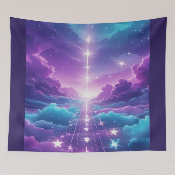 Item preview, Stellar Path Through Cosmic Clouds designed and sold by ClarityPulse Studio.