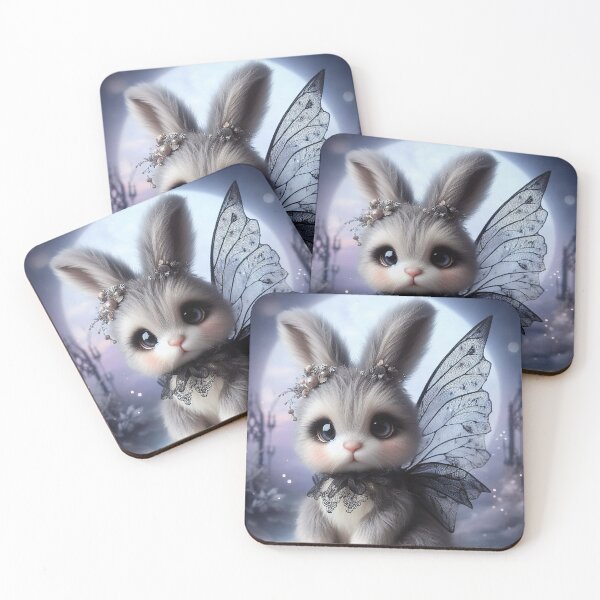 Item preview, Gothic Fairy Bunny Under the Moon designed and sold by SweetLilith.