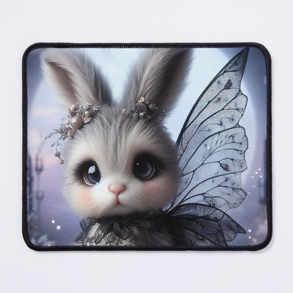 Item preview, Gothic Fairy Bunny Under the Moon designed and sold by SweetLilith.