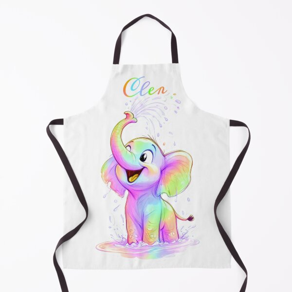 Item preview, Rainbow Splash Elephant designed and sold by ExploreAura Studio.