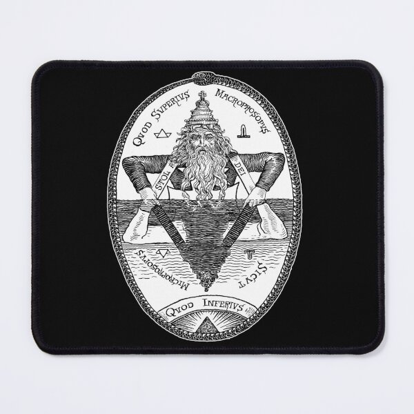 Item preview, Alchemy As Above So Below Ah within so without Occult Hexagram alchemy Pagan Satanic Gothic designed and sold by Reign Of Darkness.