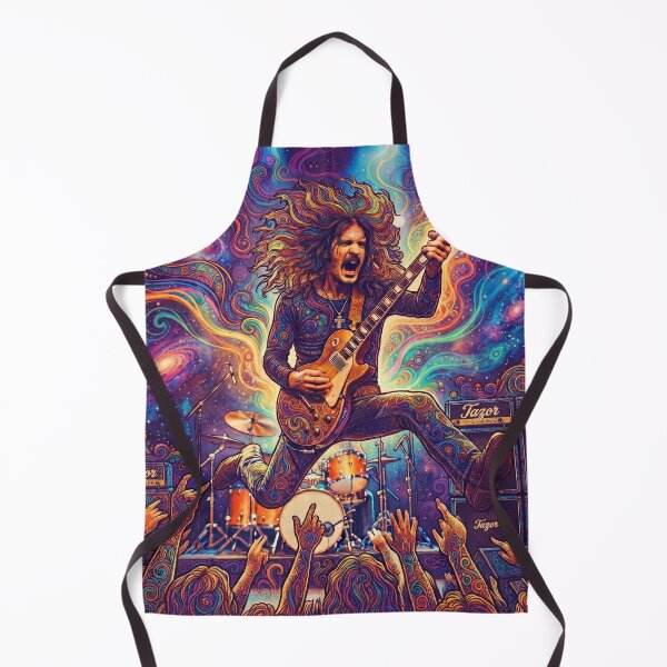 Item preview, Psychedelic Guitarist with Tazor Amps designed and sold by RocknPsycnMetal.